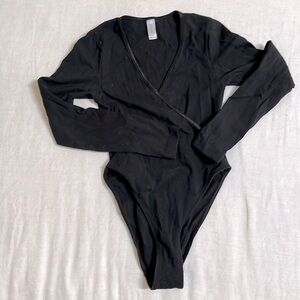NWOT Los Angeles Apparel wrap bodysuit